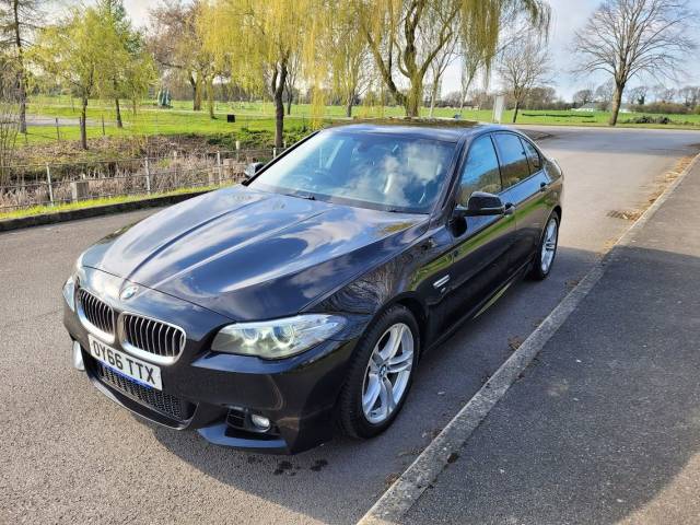 BMW 5 Series 2.0 520d [190] M Sport 4dr Step Auto Saloon Diesel Black